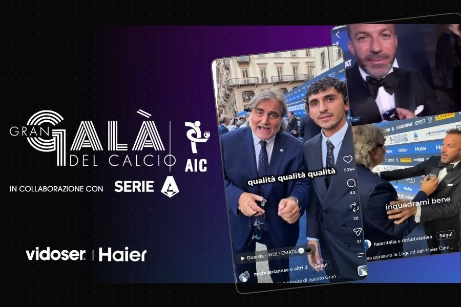 Influencer Marketing e sport: Haier porta i Creator al Gran Galà del Calcio AIC 2026