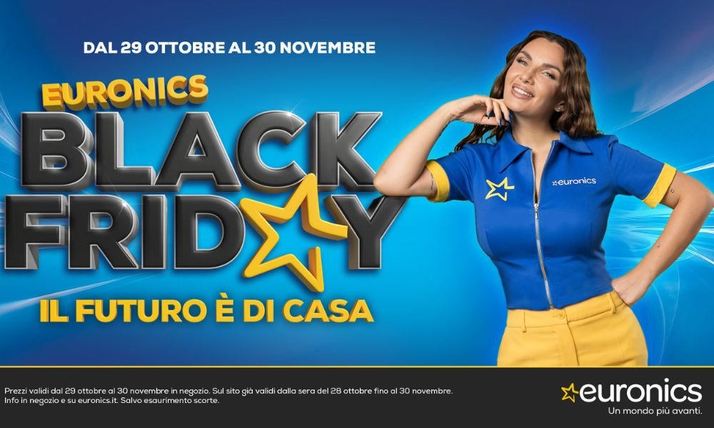 Black Friday 2026 Euronics: Elettra Lamborghini protagonista della nuova campagna pubblicitaria